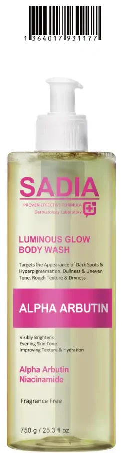 Sadia Alpha Arbutin Luminous Glow Body Wash