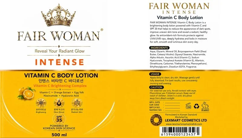 Fair Woman Intense Vitamin C Body Lotion