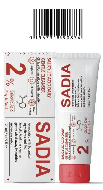 Sadia Salicylic Acid Daily Gentle Cleanser- 2%