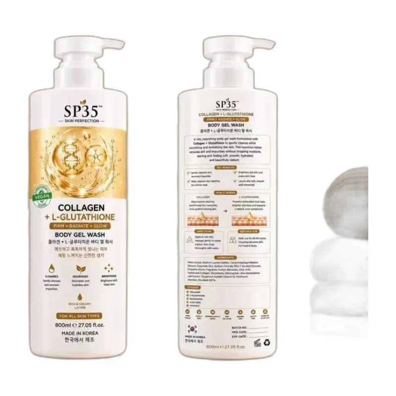 SP 35 collagen + L- glutathione body gel wash