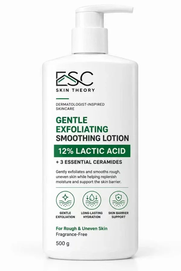 Esc Skin Theory Gentle Exfoliating Smoothing Lotion  12% Lactic Acid   3 Essential Ceramide